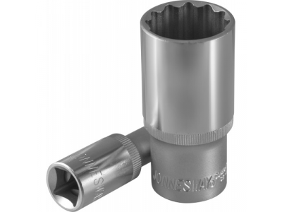 Головка торцевая глубокая 12-гранная 1/2"DR 29 мм., S04HD4729 JONNESWAY