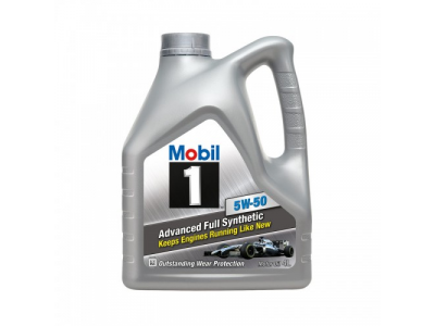 Моторное масло Mobil 1 5W50, 4л от MOBIL Моторное масло Mobil 1 5W50, 4л