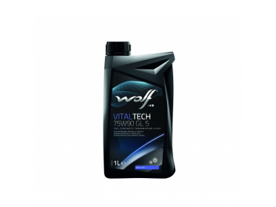 Трансмиссионное масло WOLF VITALTECH 75W90 GL 5 1L