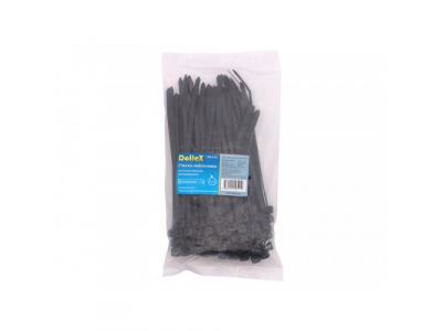 Хомут стяжка 5х150 нейлоновая (уп. 100 шт.) черный
