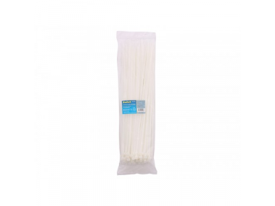 Хомут стяжка 5х350 нейлоновая (уп. 100 шт.) белый